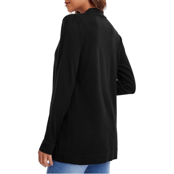 Urban CoCo Long Sleeve Knit Cardigans With Curved Hem in Black - Size XL NWT - Picture 4 of 7